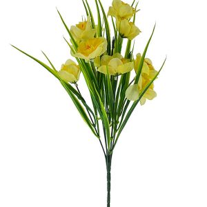 Kwiat Sztuczny - Bukiet żonkil J152 (jasny żółty )