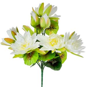 Kwiat Sztuczny - Bukiet Lilia wodna X127 Różne kolory (44 cm)