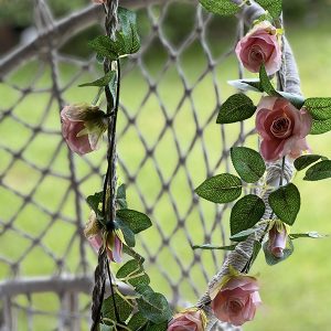 Girlanda z róży  ŚLUB WESELE KOMUNIA Róż (1,8 m) Premium S352